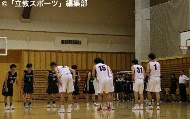 【バスケットボール部】後半に突き放し圧勝！