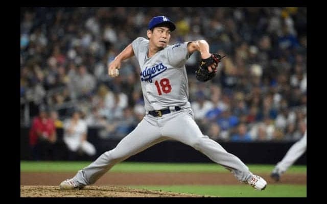 【MLB】前田健太、1回1/3を無失点で今季3ホールド目　ド軍はリーグ最高勝率が決定