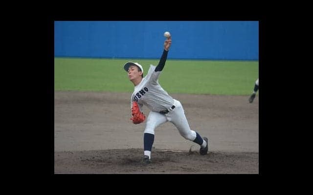 スカウトが来年のU－18代表かと熱視線。静岡の快速左腕の評判がよい