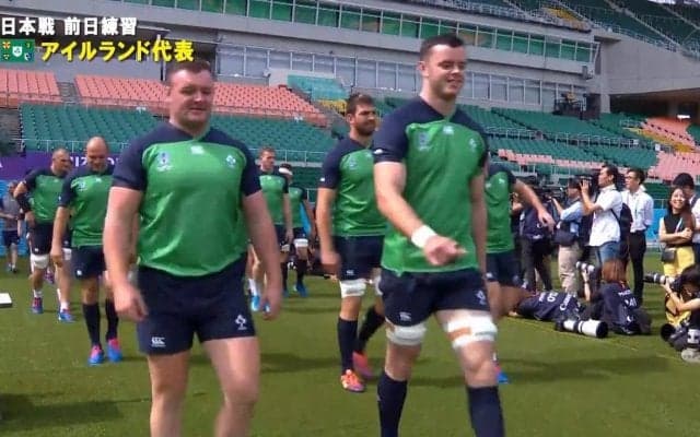 日本と対戦！アイルランドがエコパスタジアムで練習を公開