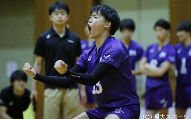 サーブが光り３－０で中大に快勝／秋季関東大学１部リーグ戦