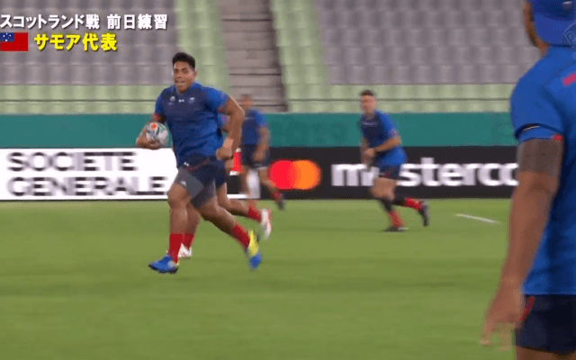 日本の次戦の相手サモアが練習を公開！30日スコットランドと対戦