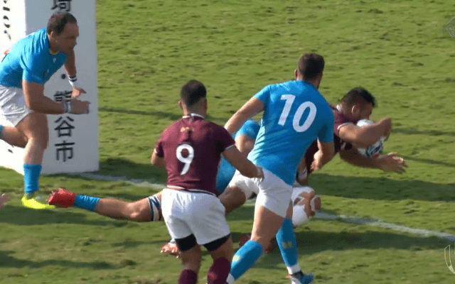 ジョージアが終始ウルグアイを圧倒！33－7で勝利し勝ち点5をマーク