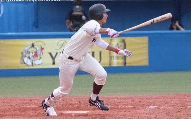 加藤主将が殊勲打！　リーグ戦４２イニングぶり得点で待望の今季初白星／明大２回戦