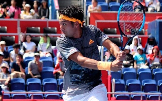 内山が完勝で楽天OP初戦突破。ペールは最後、戦意喪失