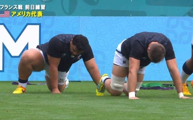 アメリカが博多の森で練習を公開、2日フランスと対戦