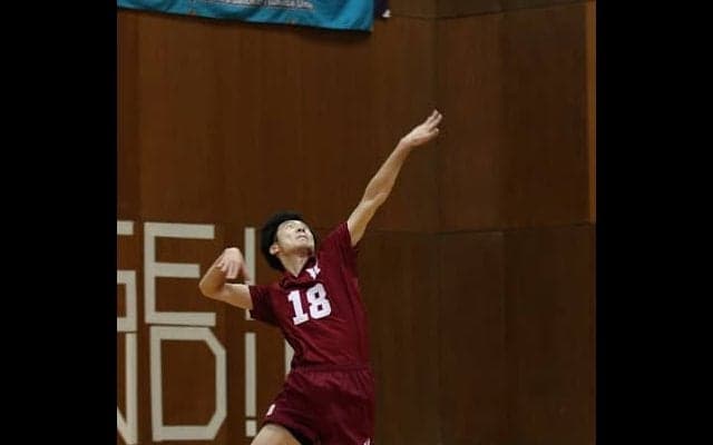 1セットは取られるも筑波大に勝利、開幕負けなしの8連勝を飾った