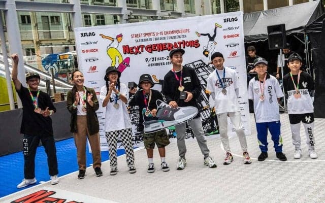 U-15の頂上決戦を制したのはスケート・佐々木音憧、ブレイキン・BBOY HAL、ダブルダッチ・SEISHIRO「NEXT GENERATIONS」
