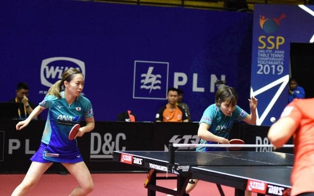 石川佳純/平野美宇ペア、準々決勝へ＜卓球・スウェーデンオープン＞