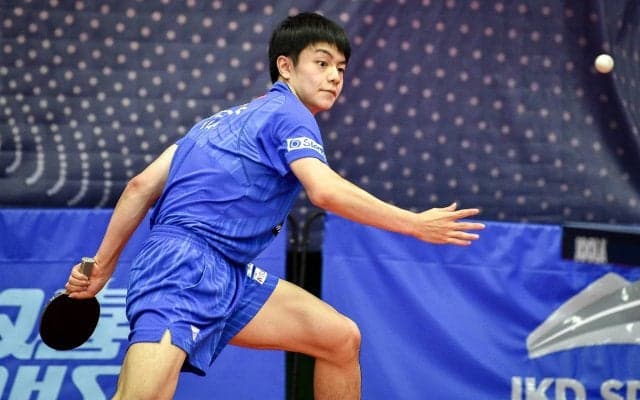 宇田幸矢、予選3回戦勝利　次戦は2014年ジャパンOP優勝の中国選手＜卓球・スウェーデンオープン＞