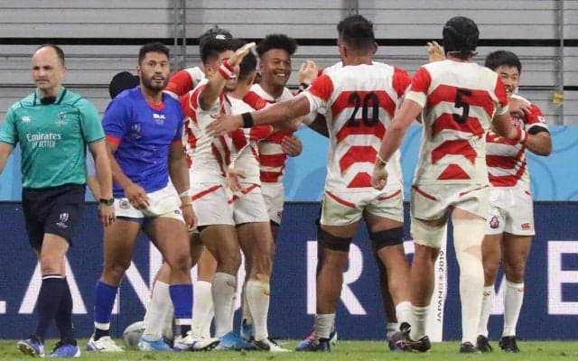 日本代表、サモアを38－19で撃破し３連勝！WTB松島の劇的トライ８強に大きく前進！