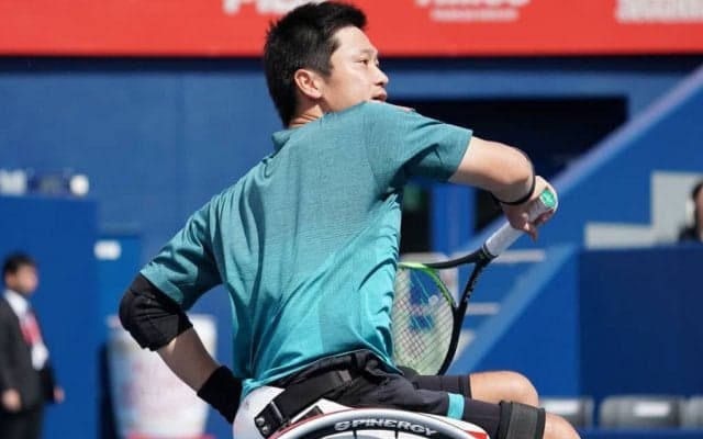 国枝慎吾「理想的な試合ができた」。楽天OP車いすの部、初開催で単複同時優勝