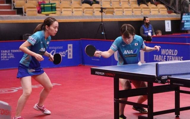 石川/平野、中国ペアに挑戦　ワールドツアー制覇なるか＜卓球・スウェーデンオープン　5日目見どころ＞