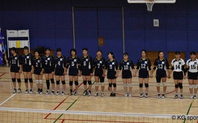 【バレーボール女子】　京産大に敗北し、秋季リーグ戦初黒星
