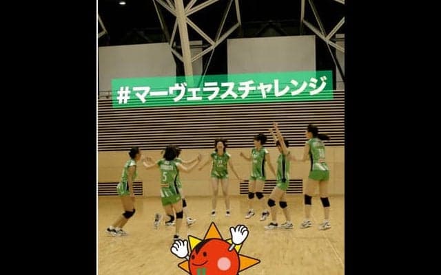 Vリーグ・JTマーヴェラスがスゴ技を披露！タテ型動画7本公開