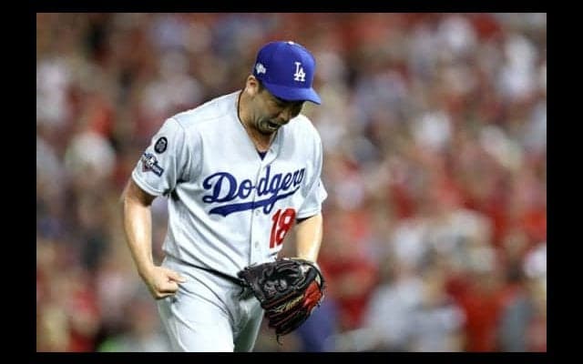 【MLB 地区S】前田健太、3戦連続無失点！　同点の3回2死満塁で登板、大ピンチ切り抜け雄叫び