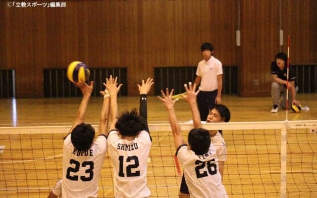 【バレーボール部】格上相手に敗れるも、手ごたえ掴む