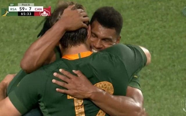 南アフリカが10トライでカナダに66－7と圧勝！決勝トーナメント進出を決める