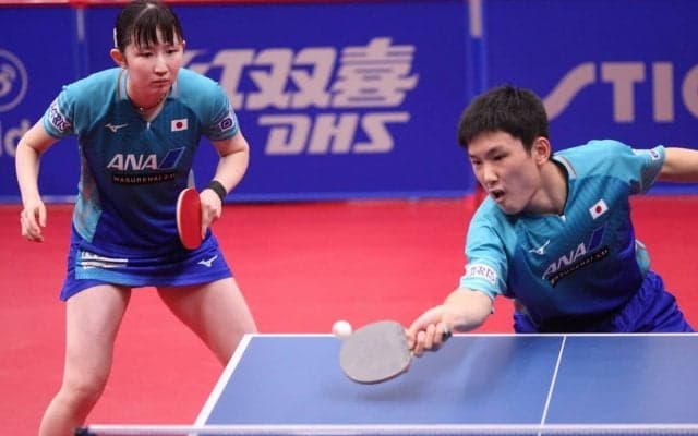 張本/早田、快勝スタート　本戦決定戦へ＜卓球・ドイツオープン＞