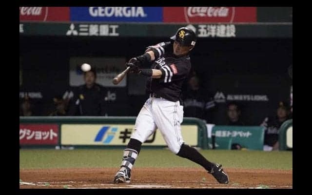 鷹打線が連日の爆発！　牧原の2ランで4回までに5点リード、牧原は3打数3安打4打点