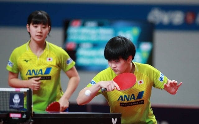 木原/長﨑の“みゆう”ペア、中国ペア下す金星＜卓球・ドイツオープン＞