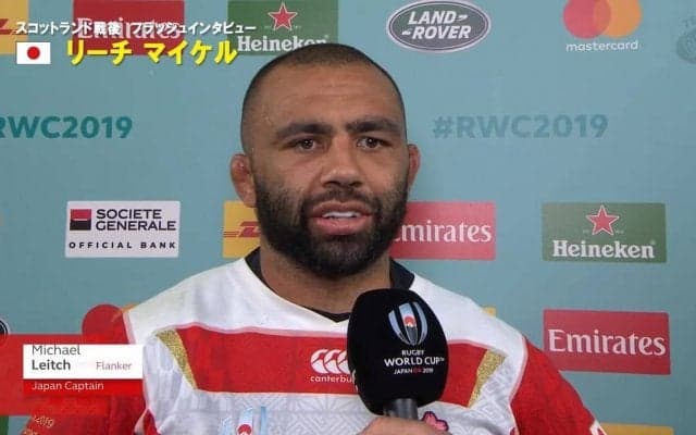 リーチマイケル「少しでも勇気を与えられた」勝利直後に被災地にエール