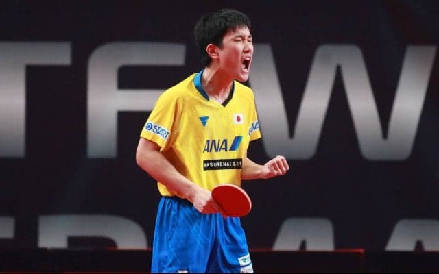 張本智和のスーパーラリー、ITTF選出“今日のベストポイント”に＜卓球・ドイツオープン＞