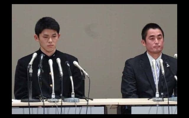 【ドラフト】佐々木朗希、ロッテ1位に「12球団で1番応援凄い」　菊池、大谷を「追い越せるように」