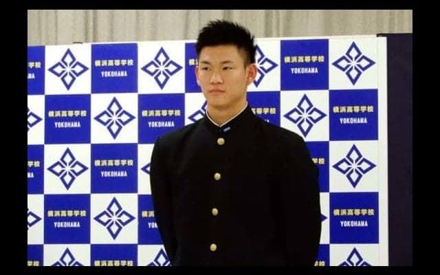 【ドラフト】横浜・及川は阪神から3位指名「雰囲気がいい、明るいイメージがある」