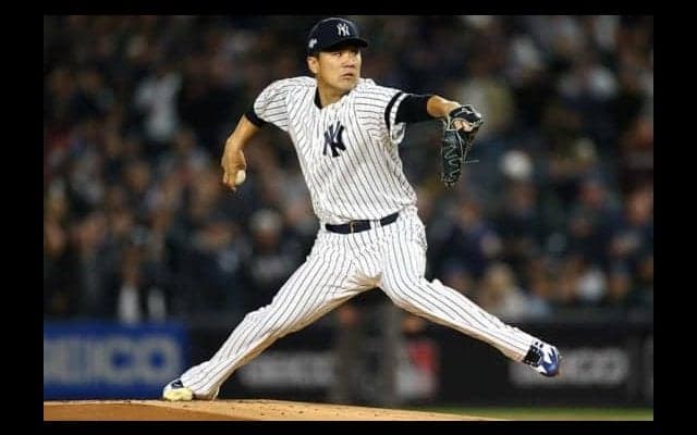 【MLB 優勝決定S】田中将大、中4日で今シリーズ2度目の先発　初回は四球で走者許すも無安打無失点