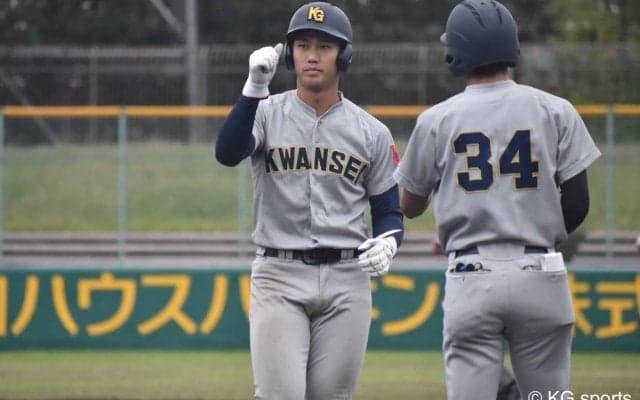 【硬式野球部】 追い上げ見せれず、関関戦初戦は黒星