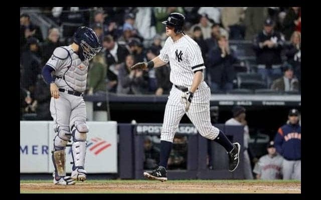 【MLB 優勝決定S】ヤ軍、初回にバーランダー撃ちで逆転！　ルメイヒュー先頭打者弾＆ヒックス勝ち越し3ラン