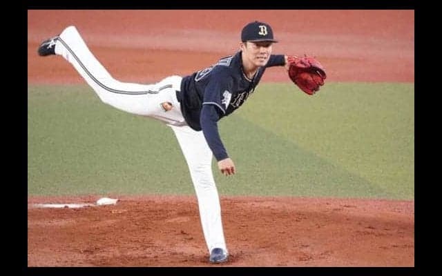 オリ山本の投球を球審目線で“体感”!?　貴重な動画にファン驚愕「ノビえぐっ！」