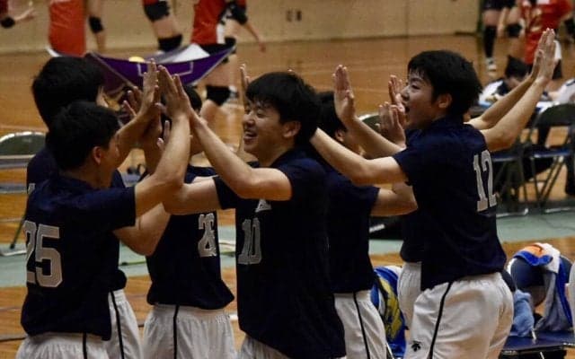 【バレーボール部男子】 大体大戦を制し、１部残留で秋季リーグ戦終幕