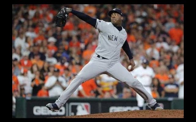 【MLB 優勝決定S】チャップマンは「怖気づいた」　終戦サヨナラ被弾→笑み、米酷評「しくじった」