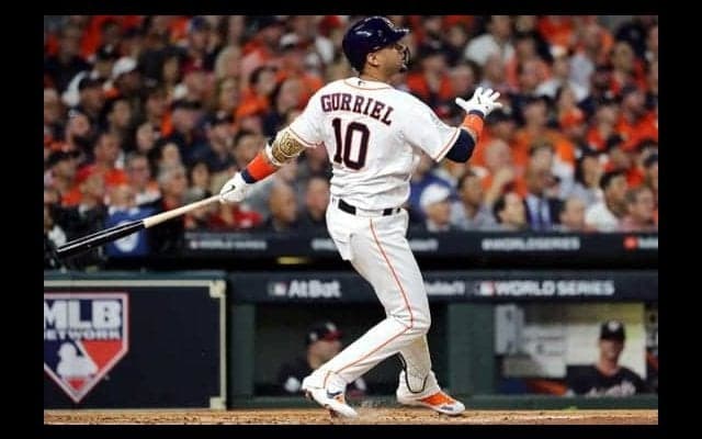 【MLB WS】元DeNAグリエルの先制打で頂上決戦が幕開け！　シャーザーから初回に2点二塁打