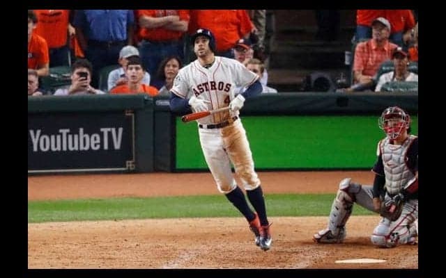 【MLB】ア軍スプリンガーがWS記録の5試合連続本塁打　ド軍との2017年WS第4戦から継続