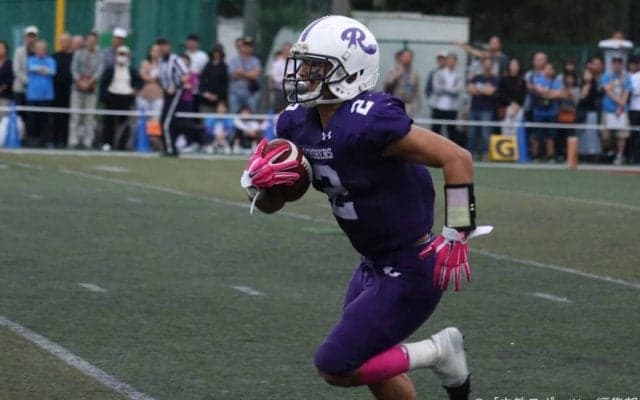 【アメリカンフットボール部】 攻守ともに大奮闘！接戦制し破竹の３連勝！