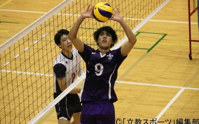 【バレーボール部】あと一歩が遠い……。２－０から逆転喫し、無念のリーグ戦８敗目