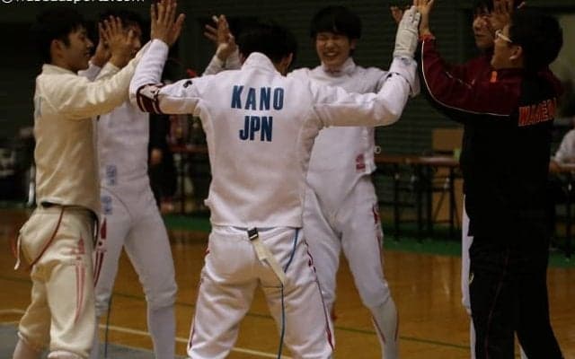男子エペ団体、関カレ制覇！女子サーブルは無念のベスト８敗退