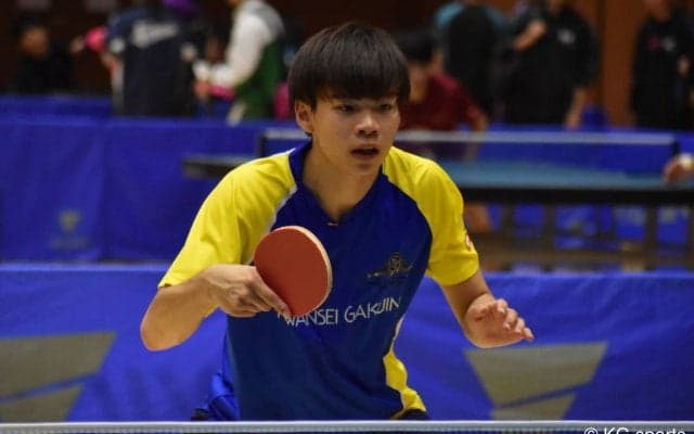 【卓球部】全日学、格上相手に食らいつくも４回戦で全員敗退