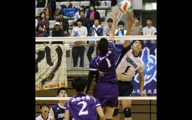 【春高バレー】山形県予選決勝、男子は山形城北ＶＳ山形南、女子は山形商ＶＳ米沢中央