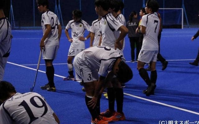 山梨学大に惜敗で３位決定戦へ／全日本学生選手権