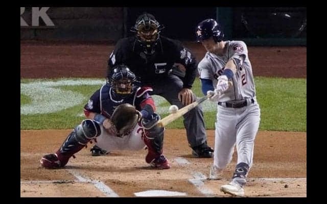 【MLB WS】第4戦はアストロズが初回に2点先制　2番アルトゥーベから怒涛の4連打