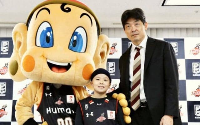 大阪エヴェッサに10歳の土田琉偉くんが入団「何事もあきらめずにチャレンジする」