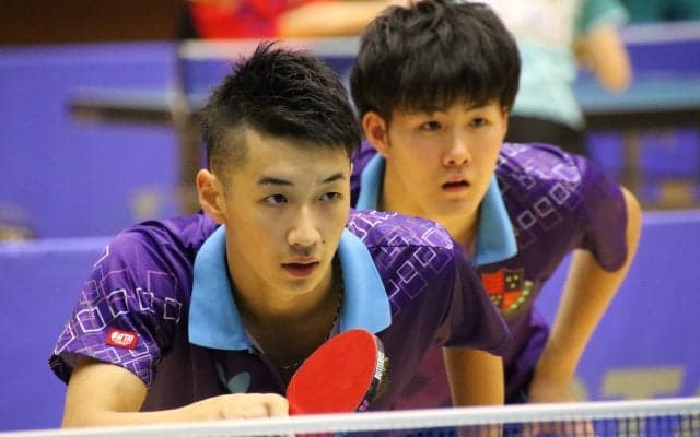 男女ダブルスベスト4出揃う　宮本/田原は昨年王者ペア撃破＜卓球・全日学2019＞