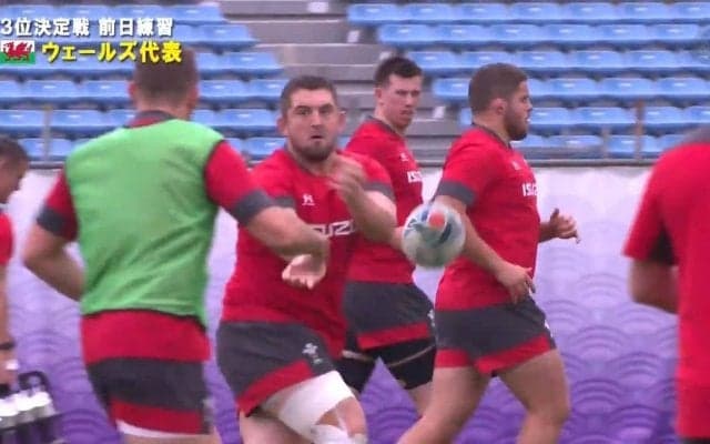 ウェールズ、ニュージーランドとの3位決定戦を前に練習を公開