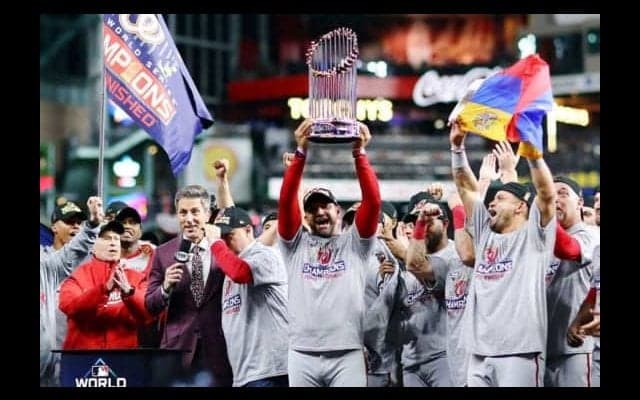 【MLB WS】ナショナルズは「史上最低」からの快進撃　50試合で借金12から逆襲で世界一
