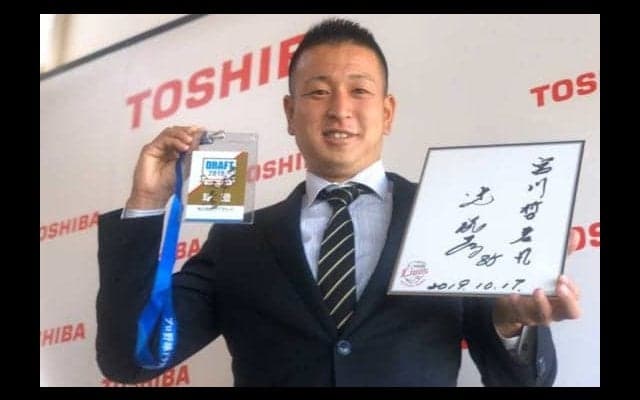 西武がドラ1宮川に指名挨拶　最速154キロ右腕「（1軍に）割って入って投げたい」