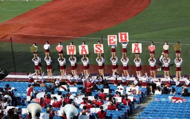 ４年生最後の早慶戦　涙と笑顔の応援席